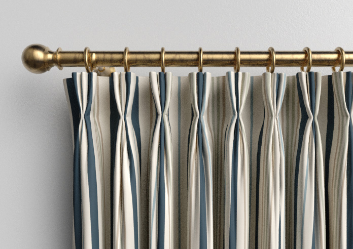 The British Stripe Co. George, Polzeath No.1 - Made to Measure Curtains - Image 11